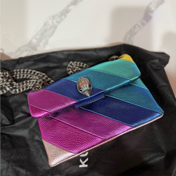 Kurt Geiger Handbags - Kurt Geiger Multicolor Chevron Crossbody Bag